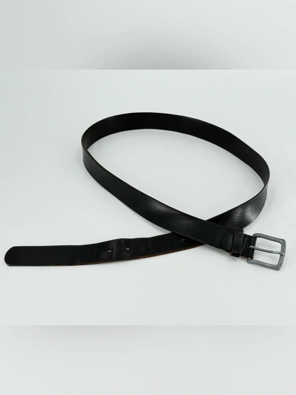 Vintage‎ Black Leather Men’s Casual Streetwear Belt 46
